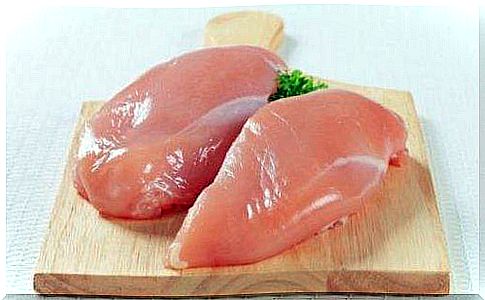 Bake the chicken breast in the oven.