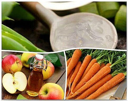 This varicose vein treatment is easily prepared from aloe vera, carrots and apple cider vinegar.