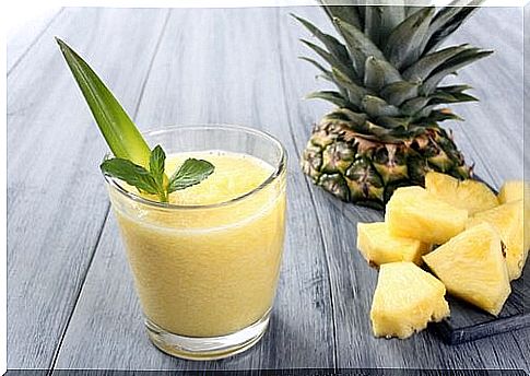 The drink, made from tropical fruits and aloe vera, pampers the stomach