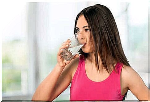 Treat chronic constipation by drinking plenty of water.