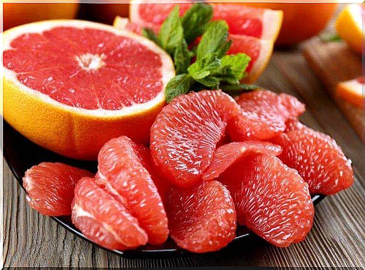 foods to burn fat;  grapefruit