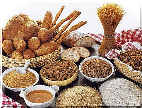 You get carbs from whole grains.