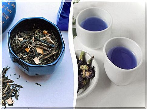 Blue tea for weight loss