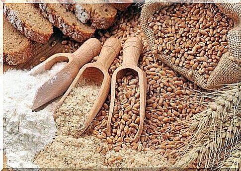 fibrous foods: whole grains