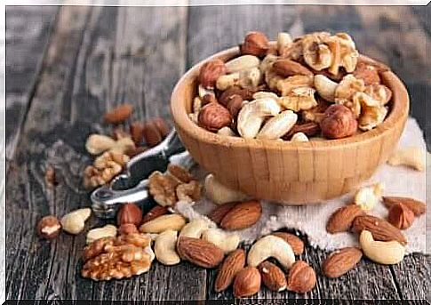 Linoleic acid is found in nuts, among other things