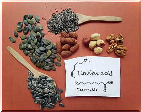 Nuts and seeds are foods that contain linoleic acid