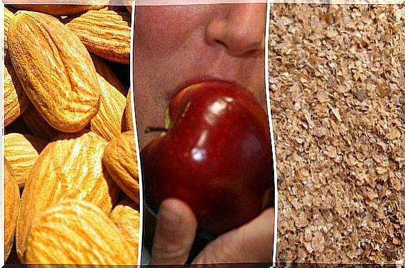 Foods that contain fiber help to get a flatter stomach