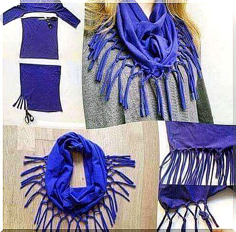 how to reuse old clothes: dress scarf