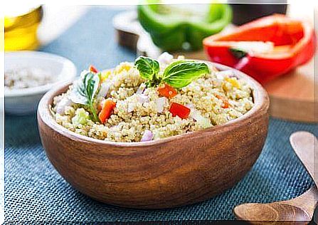 Quinoa can be used to develop protein-rich mixed salad recipes