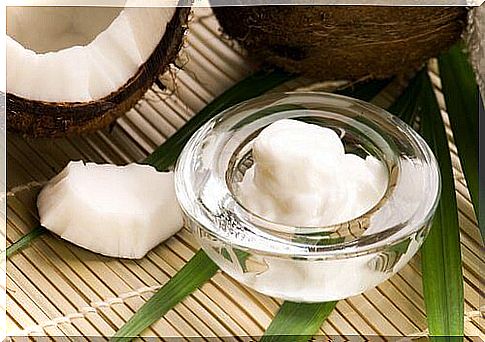 Coconut oil contains essential fatty acids and vitamins.