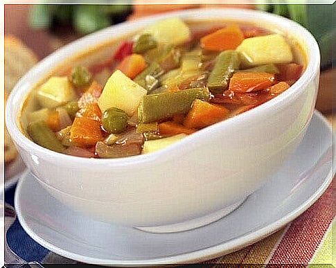 homemade vegetable soup