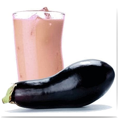 Eggplant water said goodbye to belly fat