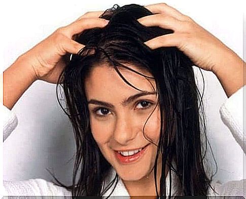 Rubbing the scalp helps prevent hair loss