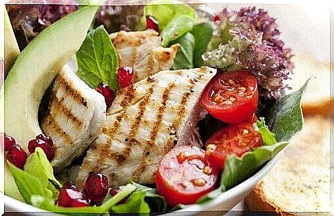 healthy chicken salad