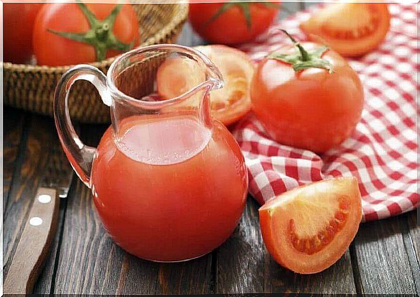 low-fat cleaning treatments: tomato treatment