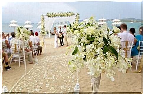 wedding on the beach