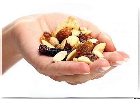 nuts in the palm of your hand