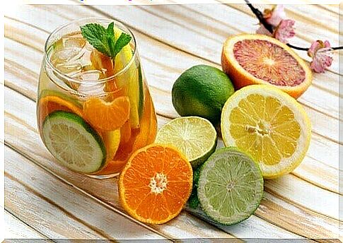 drink from citrus fruits